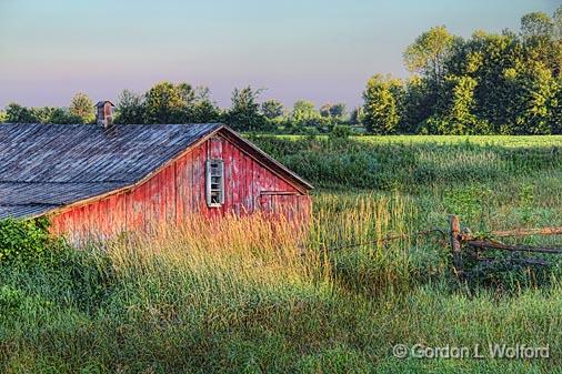 Farm Building_12812.jpg - Photographed at sunrise near Eastons Corners, Ontario, Canada.